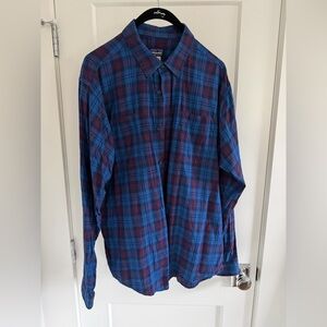 Patagonia Lightweight Cotton Flannel Shirt Large